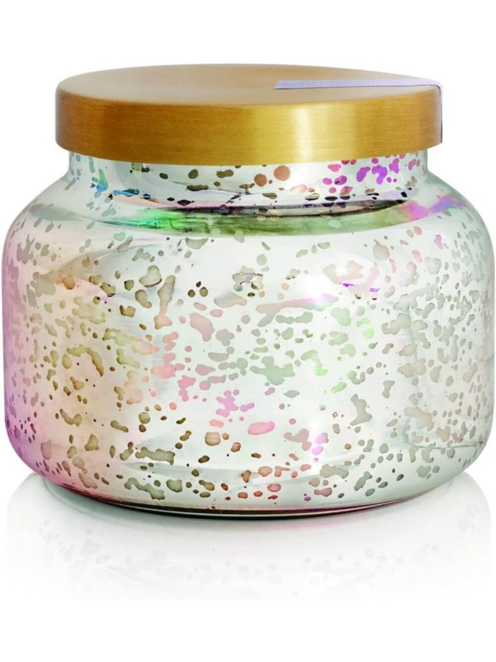 Iridescent Scented Candles in Decorative Jar - Long Lasting Soy Wax - Luxury